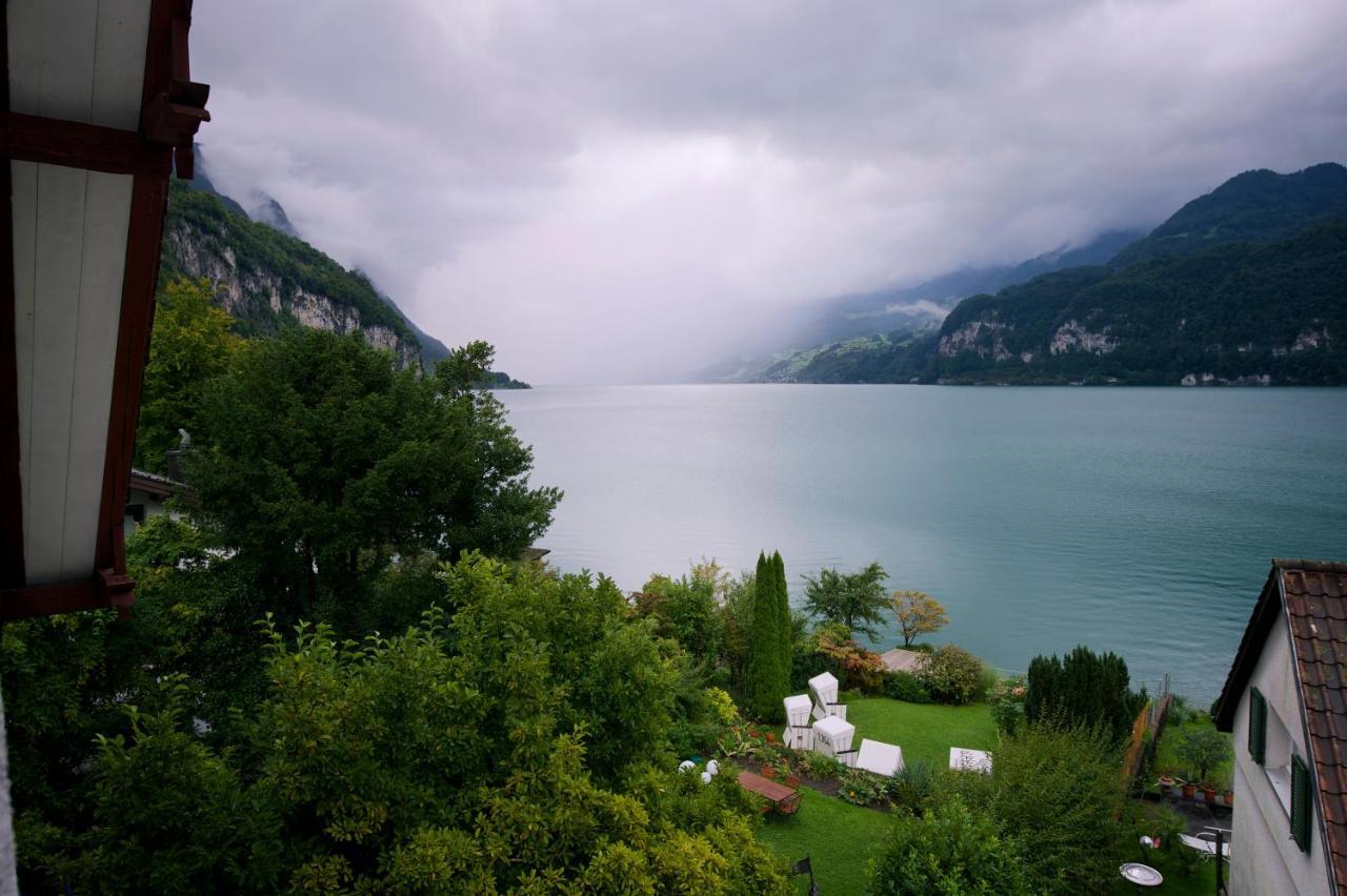 Flyhof Hotel Weesen Bagian luar foto